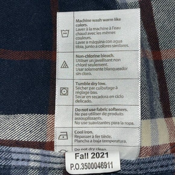 CARHARTT LOOSE FIT Heavyweight Flannel Chore Shirt Shacket Jacket EUC Men's 2XL - Picture 10 of 11